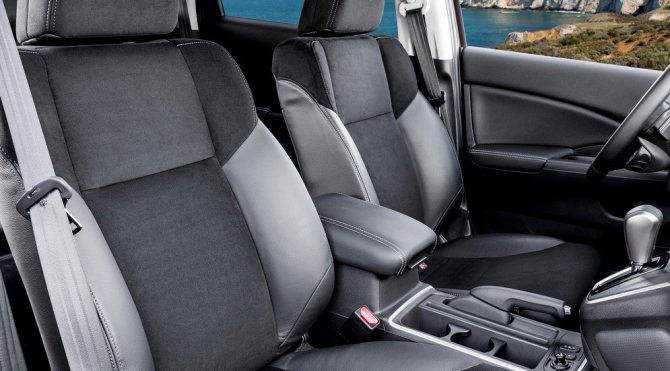 гибридные автомобиль Honda CR-V салон сиденье