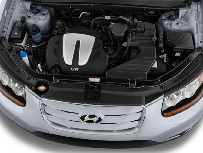 Hyundai Santa Fe двигатель