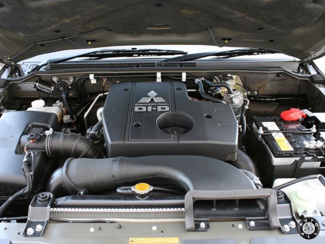 Mitsubishi Pajero 3 двигатель автомобиля