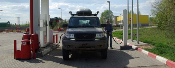 Расход топлива УАЗ патриот на 100 км ( 2.7 бензин на 100 км)